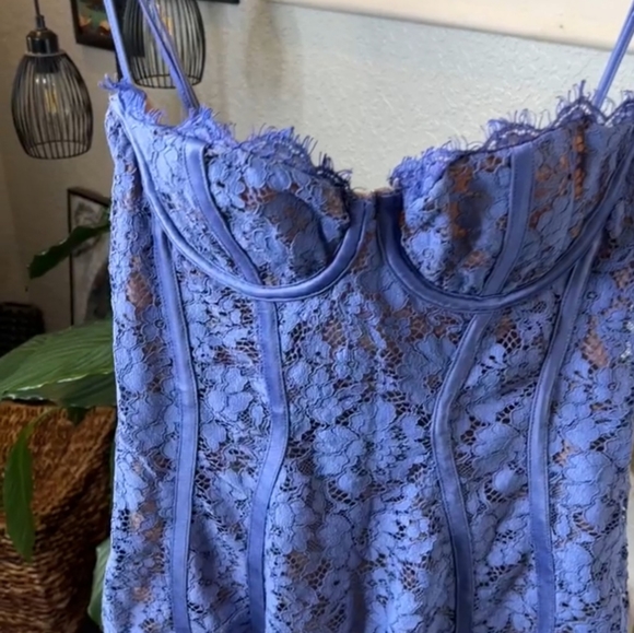 lala lavender lace mini dress Clothing : Mini Dresses : 'Lala' Lavender Lace Mini Dress